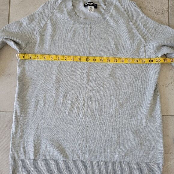 Karl Lagerfeld  Sweater off the shoulder size L/G - Picture 8 of 9